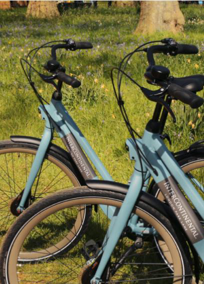 Cycling in Mayfair