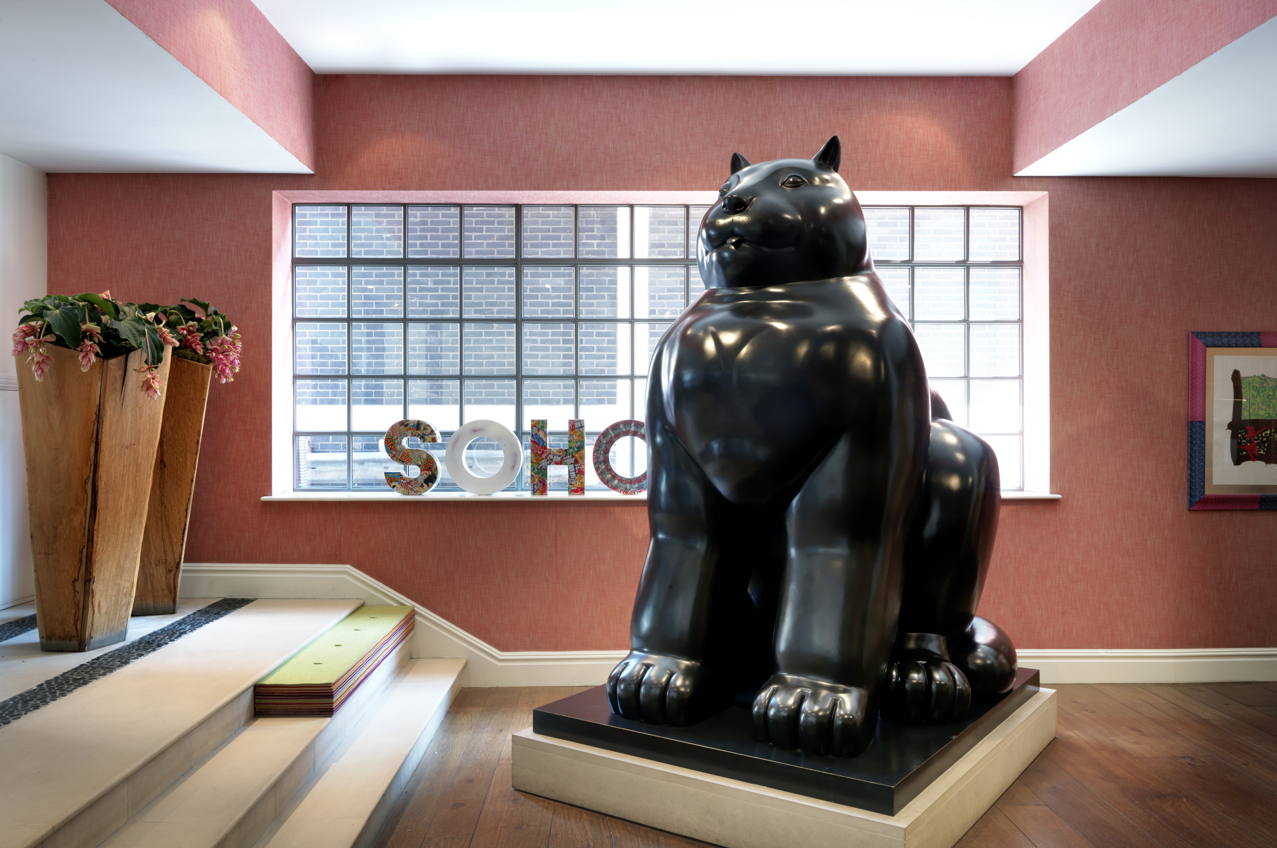 The Soho Hotel lobby